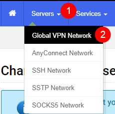!Servers > Global VPN Network